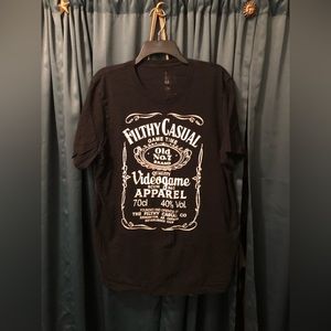 Filthy casual gaming T-shirt. (Inventory tub #1).